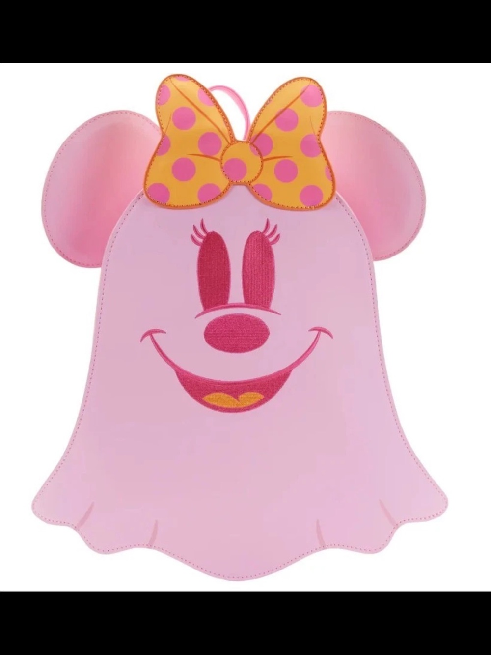 New NWT DISNEY- PASTEL GHOST MINNIE MOUSE GLOW-IN-THE-DARK BACKPACK loungefly